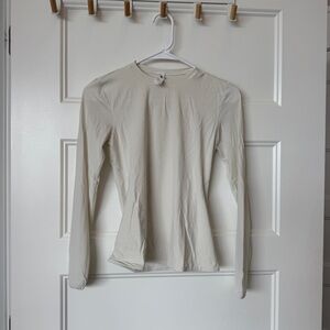 Lululemon Cream Long Sleeve Top